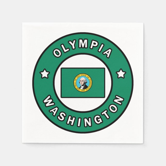 Olympia Washington Napkins (Front)