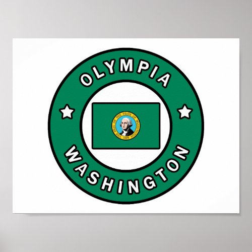 Olympia Washington Poster