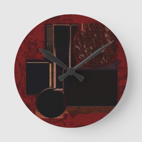 Olympiad Abstract Art Clock