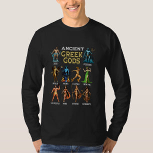 Olympians Ancient Greek Gods Greek Life Greek Myth T-Shirt