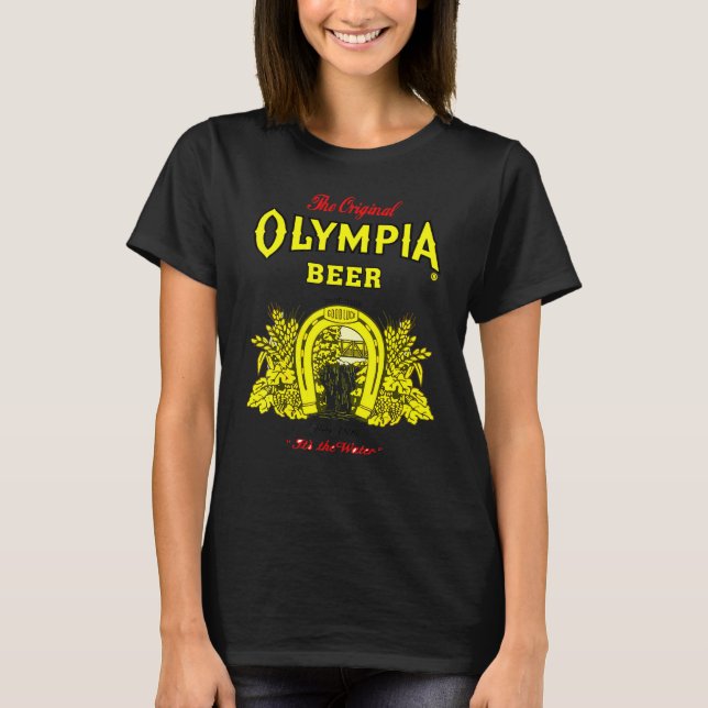 Olympias Beer Printed Retro Essential For Men Wome T-Shirt (Front)