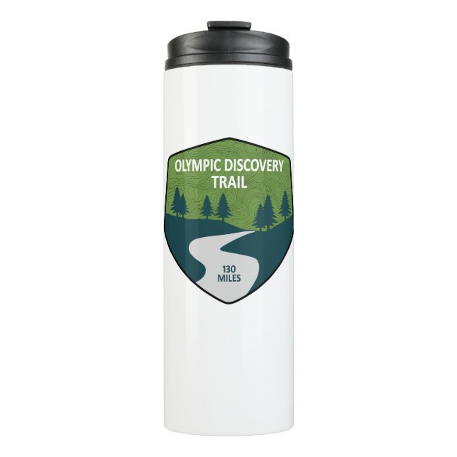 Olympic Discovery Trail Washington State Thermal Tumbler (Front)