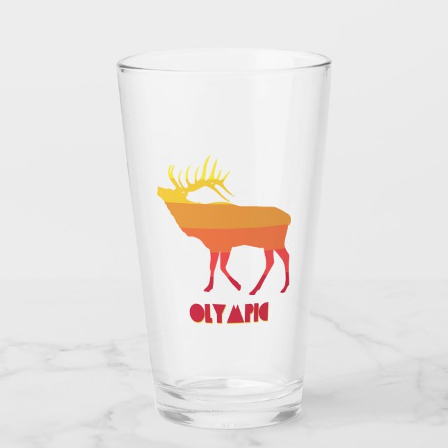 Olympic Elk Glass (Front)