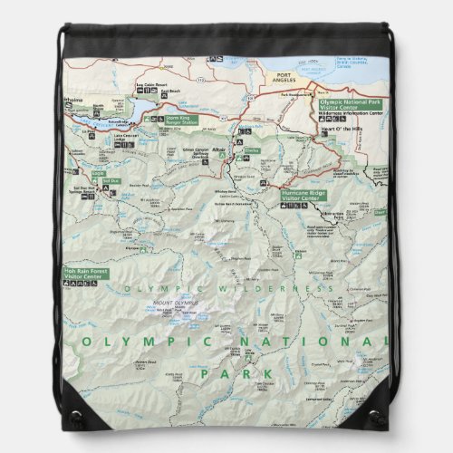 Olympic map backpack