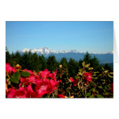 Olympic Mountains and Rododenrons (Front Horizontal)
