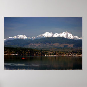 OLYMPIC MOUNTAINS POSTER