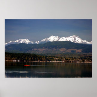 OLYMPIC MOUNTAINS POSTER