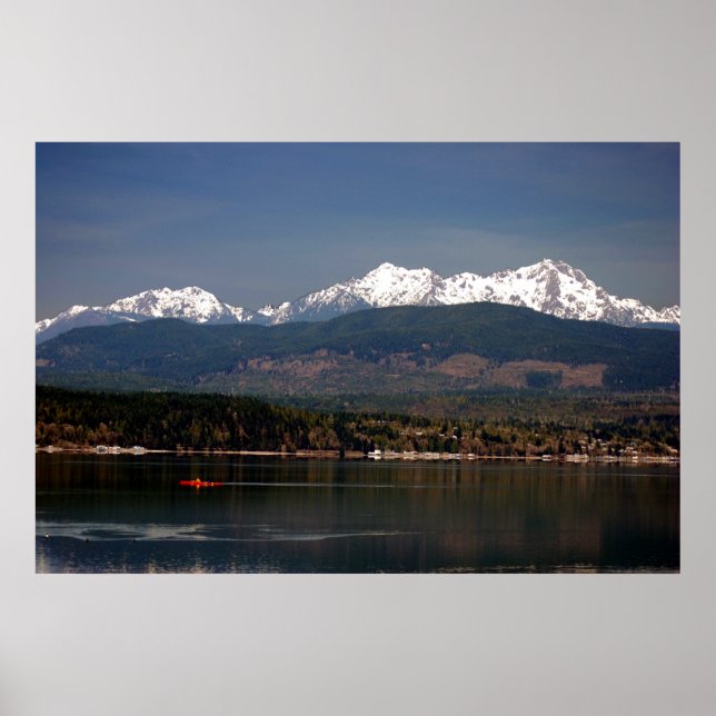 OLYMPIC MOUNTAINS POSTER (Front)