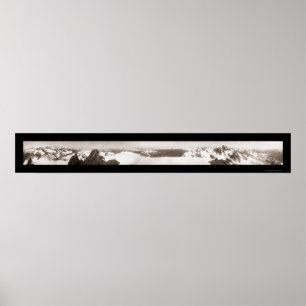 Olympic Mountains WA Photo 1907 Poster