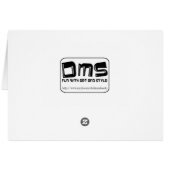 olympic mountains with psalm 121:1-2 card (Back Horizontal)