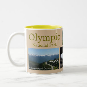 Olympic N.P. Collage Two-Tone Coffee Mug