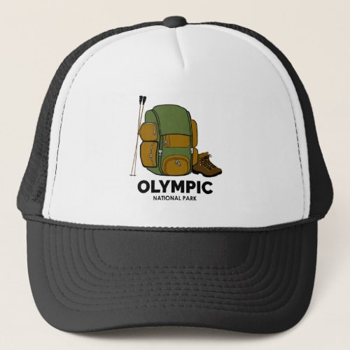 Olympic National Park Backpack Trucker Hat