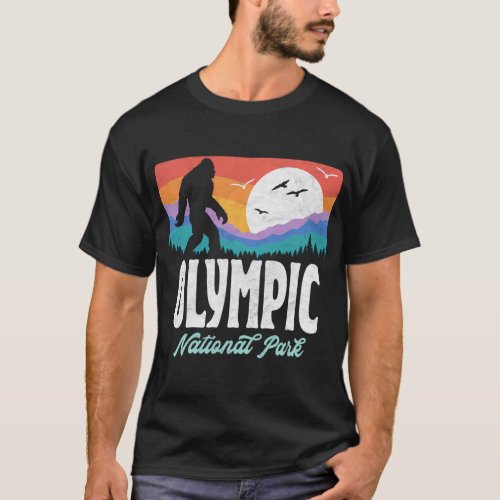 Olympic National Park Bigfoot Mountains 80S T_Shirt