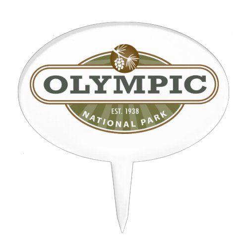 Olympic National Park Cake Topper