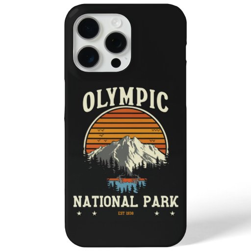 Olympic National Park iPhone 15 Pro Max Case