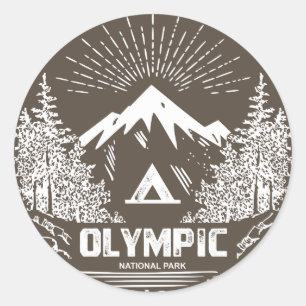 Olympic National Park Classic Round Sticker