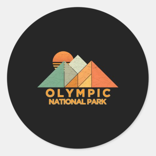 Olympic National Park Classic Round Sticker