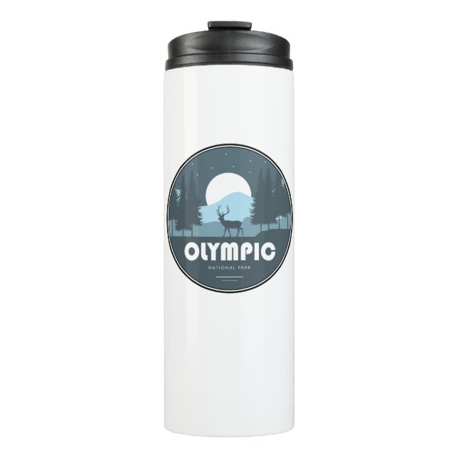 Olympic National Park Deer Thermal Tumbler (Front)
