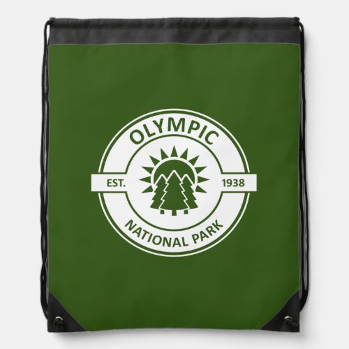 Olympic National Park Drawstring Bag