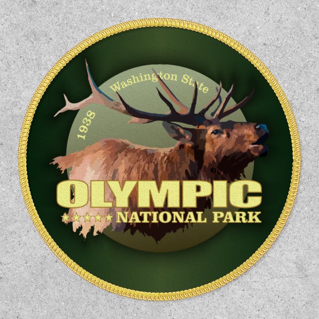 Olympic National Park (Elk) WT  Patch (Front)