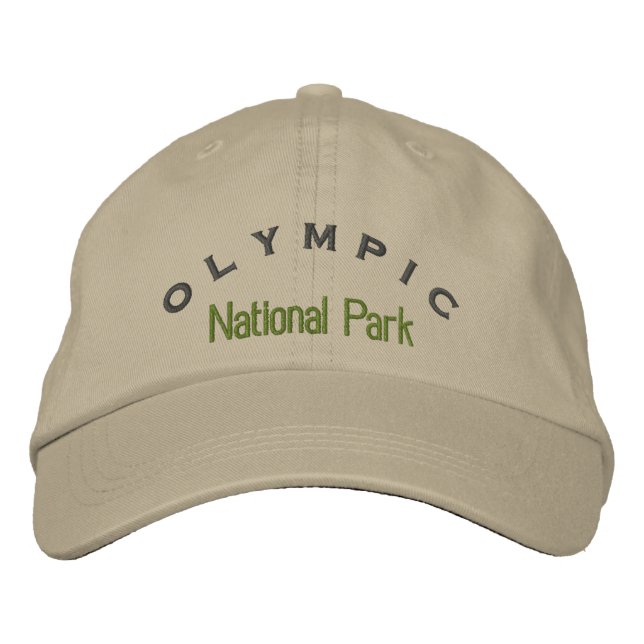Olympic National Park Embroidered Baseball Cap (Front)