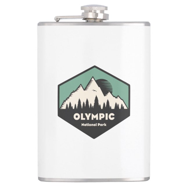 Olympic National Park Flask (Front)