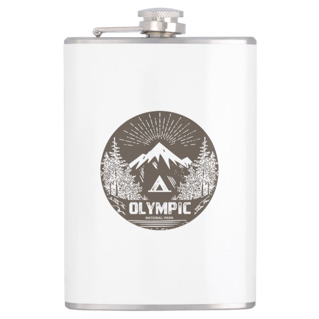 Olympic National Park Flask (Front)