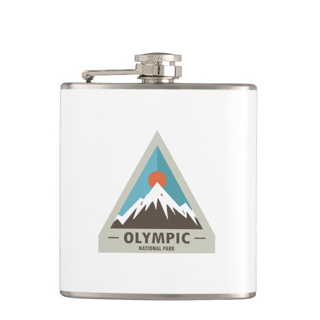 Olympic National Park Flask (Front)