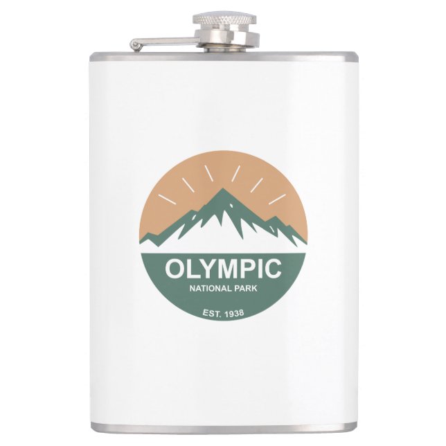 Olympic National Park Flask (Front)