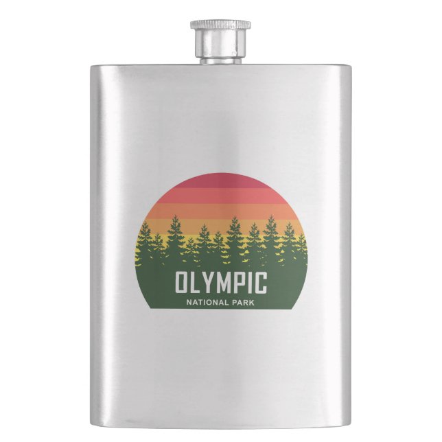 Olympic National Park Flask (Front)