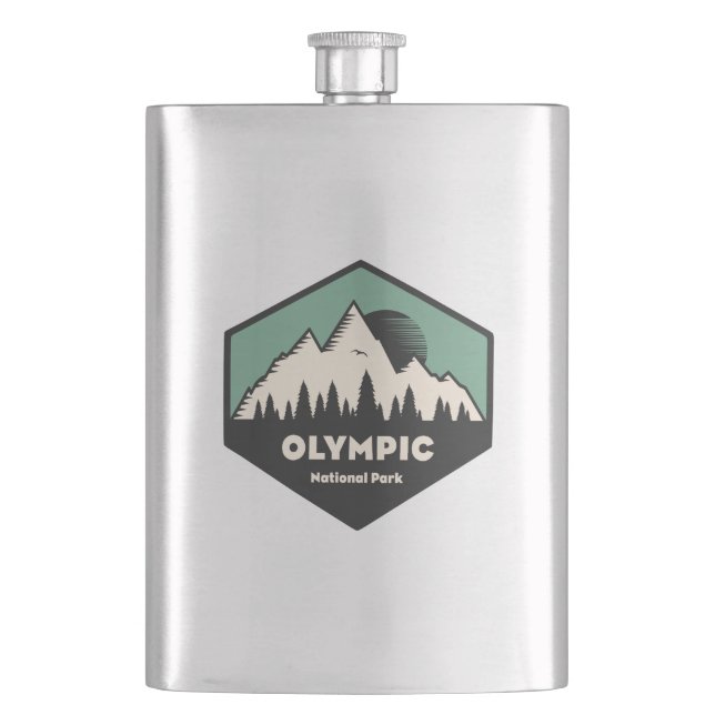 Olympic National Park Flask (Front)