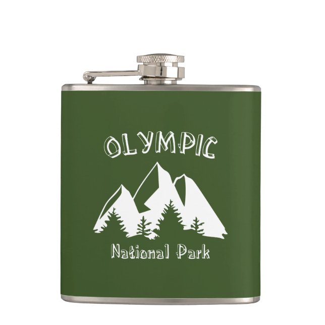 Olympic National Park Flask (Front)