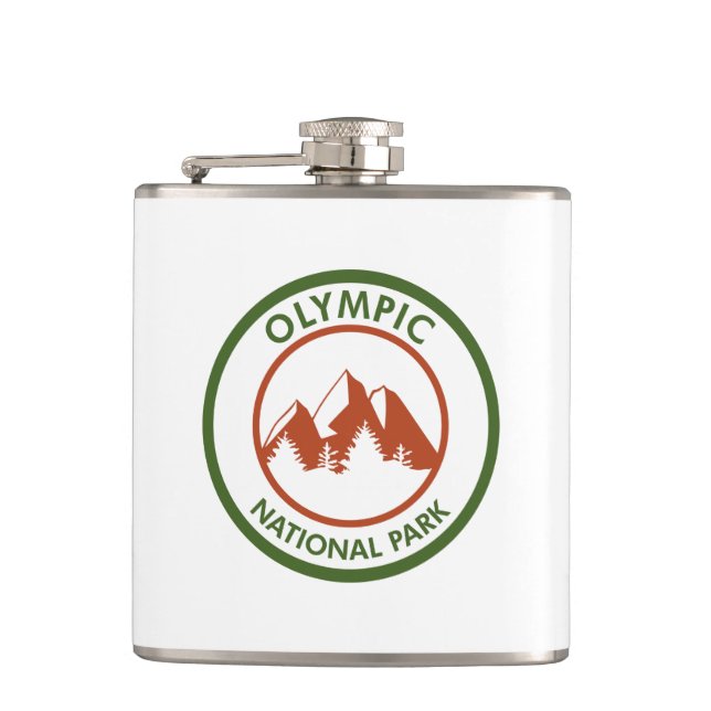 Olympic National Park Flask (Front)