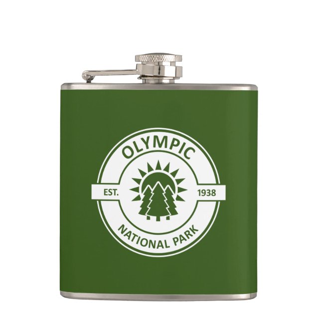 Olympic National Park Flask (Front)