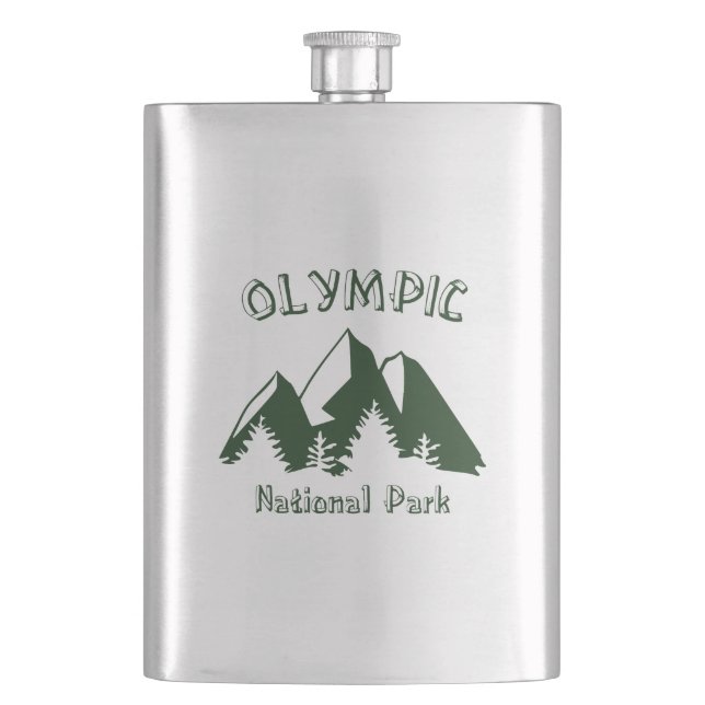 Olympic National Park Flask (Front)