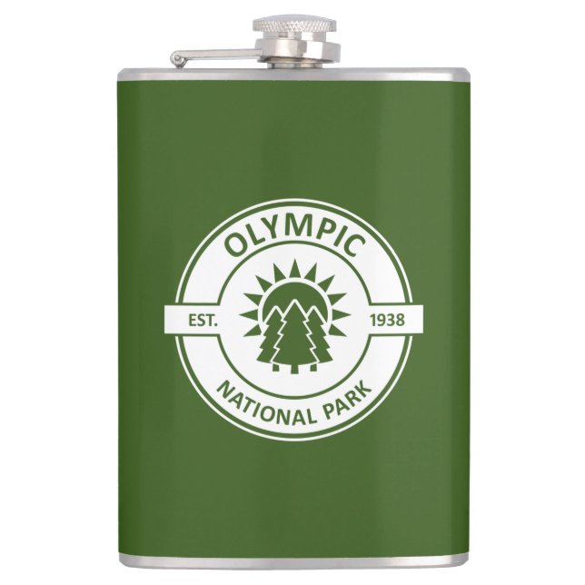Olympic National Park Flask (Front)
