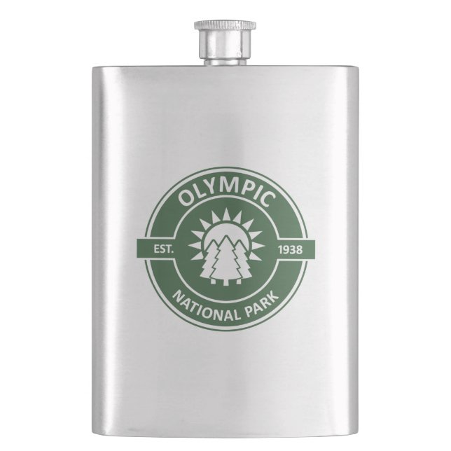 Olympic National Park Flask (Front)