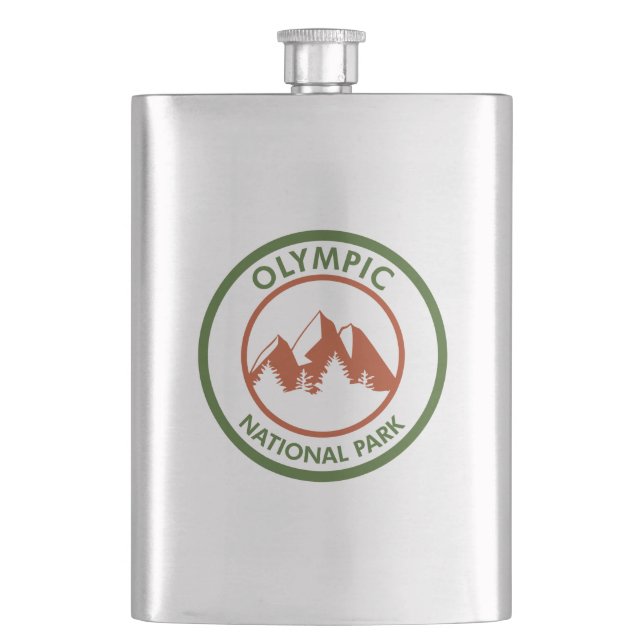 Olympic National Park Flask (Front)