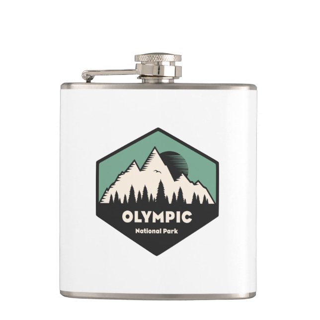 Olympic National Park Flask (Front)