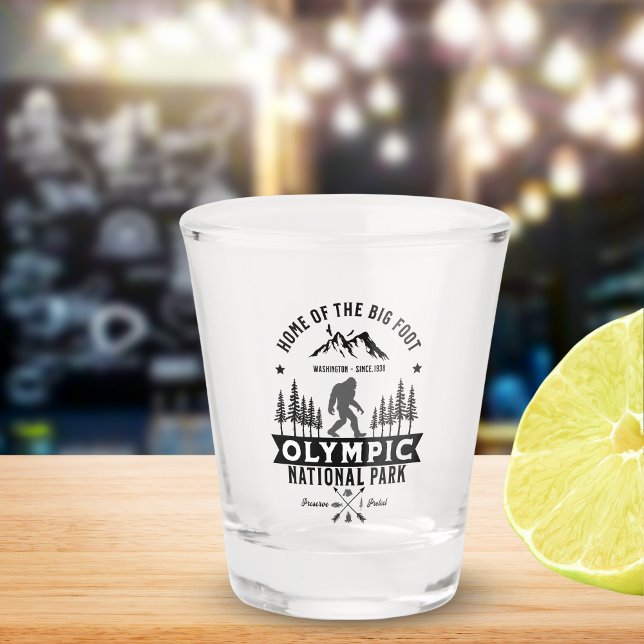 Olympic National Park Funny Travel Shot Glass (Creator Uploaded)
