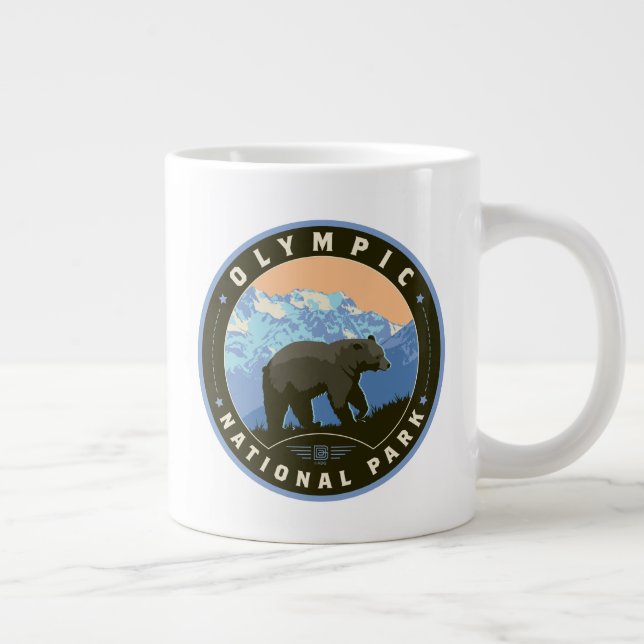 Olympic National Park Giant Coffee Mug (Right)