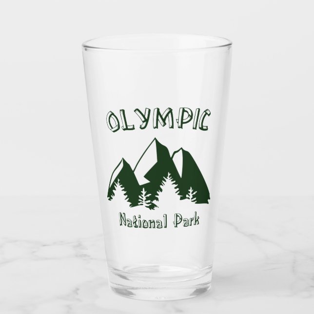 Olympic National Park Glass (Front)