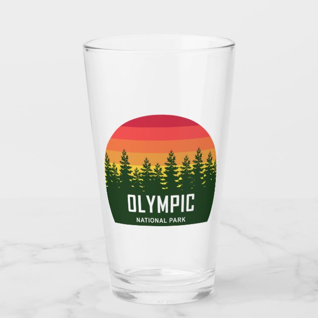 Olympic National Park Glass (Front)