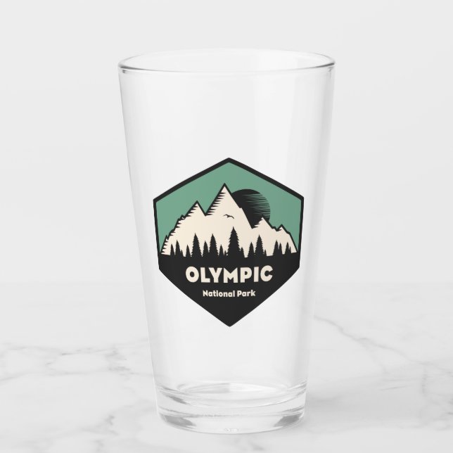 Olympic National Park Glass (Front)