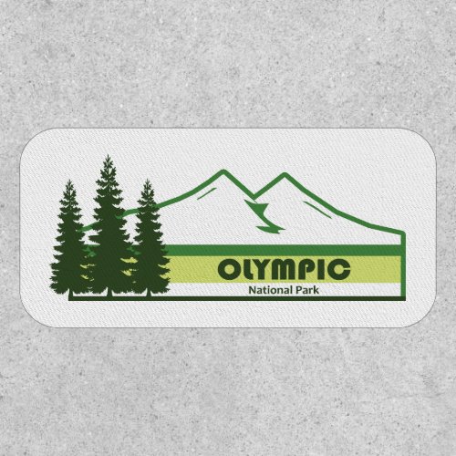 Olympic National Park Green Stripes Patch