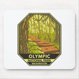 Olympic National Park Hoh Rainforest Washington Mouse Pad