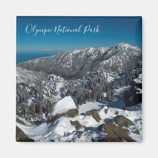 Olympic National Park, Hurricane Ridge View Magnet (Front)