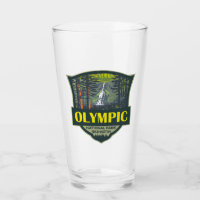 Olympic National Park Illustration Retro