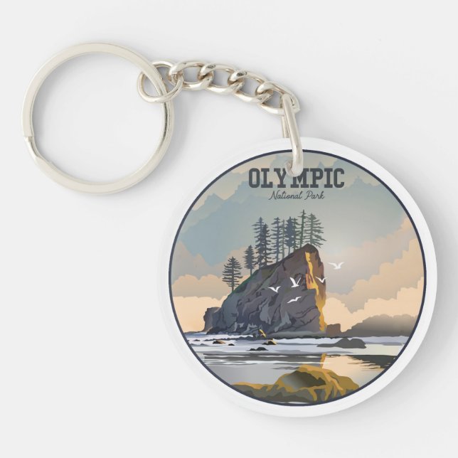 Olympic National Park Keychain (Front)