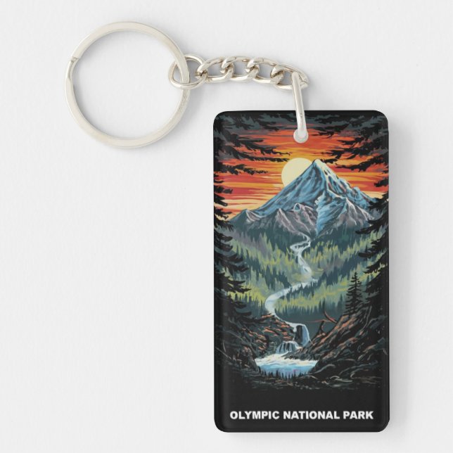  Olympic National Park Keychain (Front)
